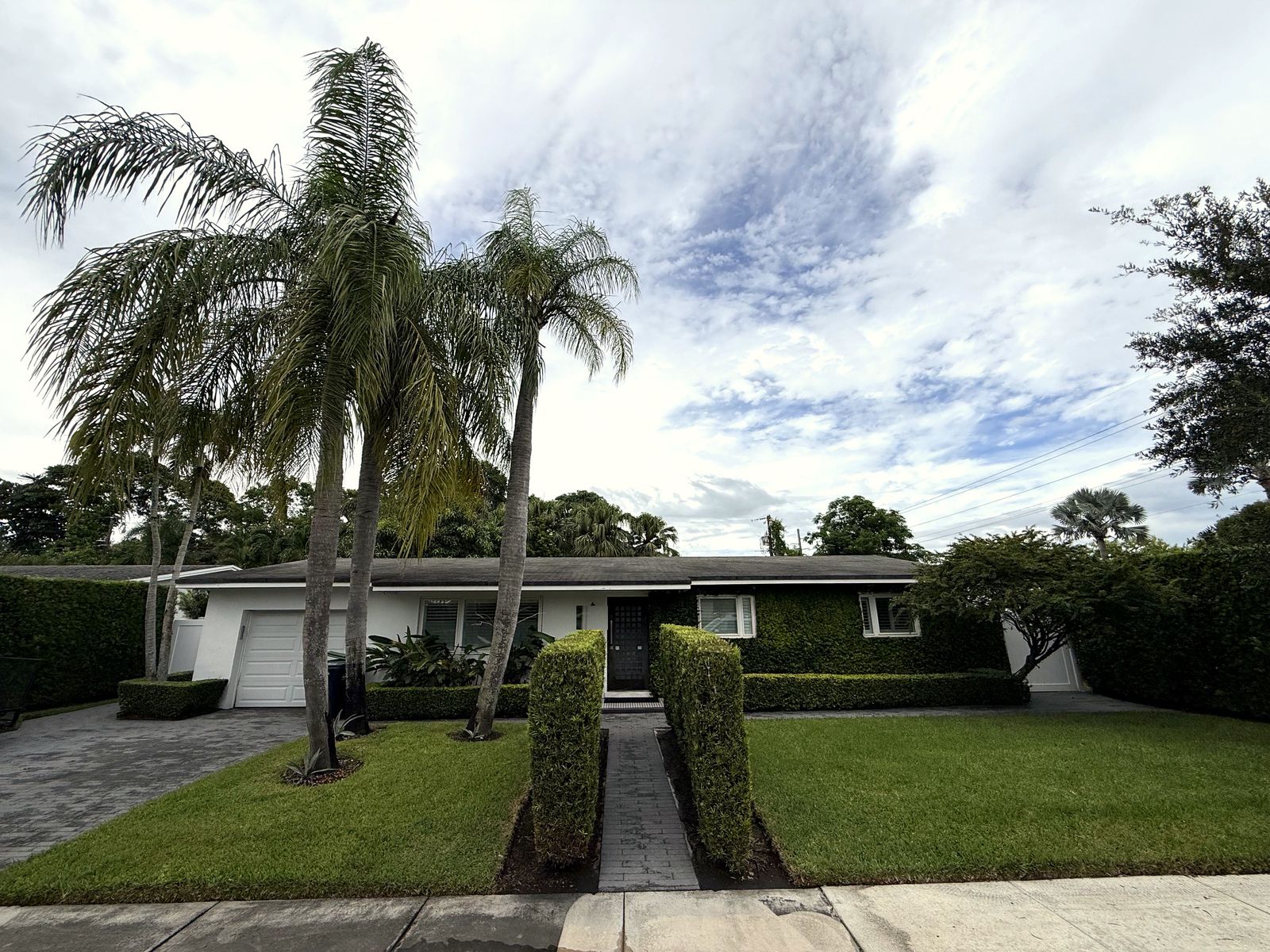 Front of the house